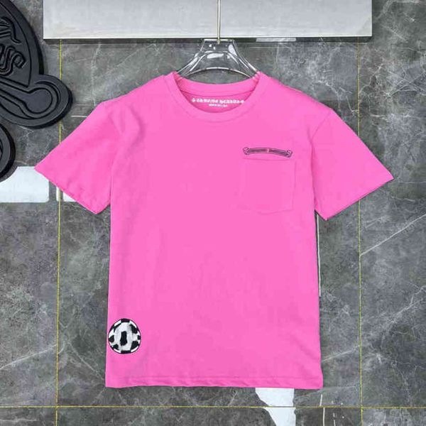 

luxury mens brand t shirts ch fashion man tees sanskrit letter t-shirt summer horseshoe flower cross short sleeve designer tshirts hip hop s, White;black