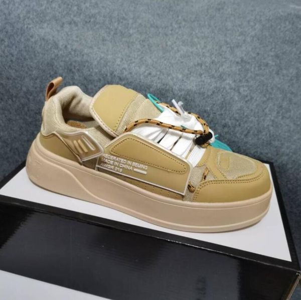 

men's shoes sports luxury ggity brand mixed colors lace-up white leather walking shoes casual sneakers