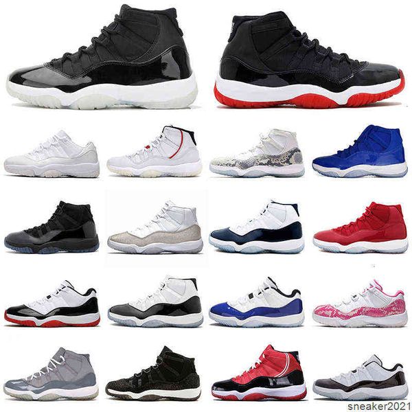 

anniversary 25th wans white 11 11s basketball shoes men women bred concord gamma blue space jam mens trainers sports sneakers, Black