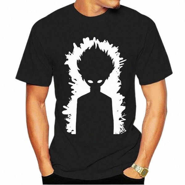 

men's t-shirts mob psycho 100 anime fanart kageyama shigeo mp100 t shirt 100% cotton novelty o neck tee short sleeve 2577x l2ef#, White;black