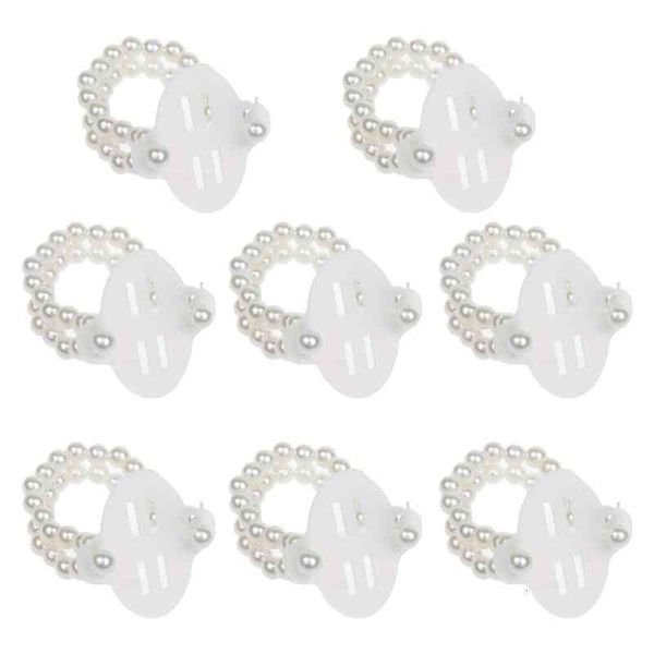

bracelet bangle designer jewelry 8x elastic pearl wristband wristlet corsage diy decor accessories handmade for bride beach party, Black