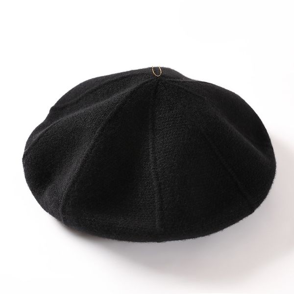

wool benin hat women knitted wool hat, Blue;gray