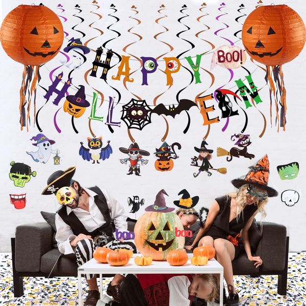

halloween party decorations orange black mini plastic halloween decor for kid