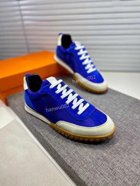 

2022 designers sneakers mens casual shoes technology knitted canvas calfskin sneaker low cut platform shoe leather trainers, Black