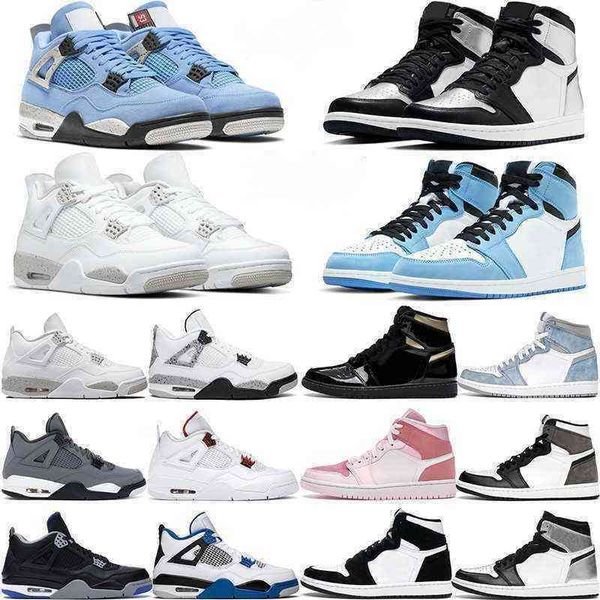 

og 4s basketball shoes men women 1s high hyper royal metallic purple university blue black cat pure money chicago fiba mens