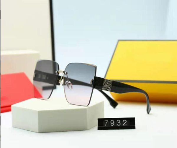 

fashion sunglasses summer beach glasses full frame letter design mens women 5 color good quality, White;black