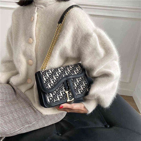 

handbags bag women's 2022 new texture chain messenger trend design single shoulder