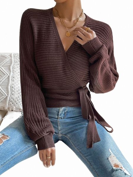 

dolman sleeve ribbed knit belted cardigan r4l5#, White;black