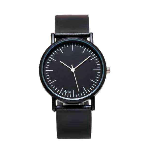 

huiya06 simple casual classic literary retro quartz small black quatrz watch, Slivery;brown