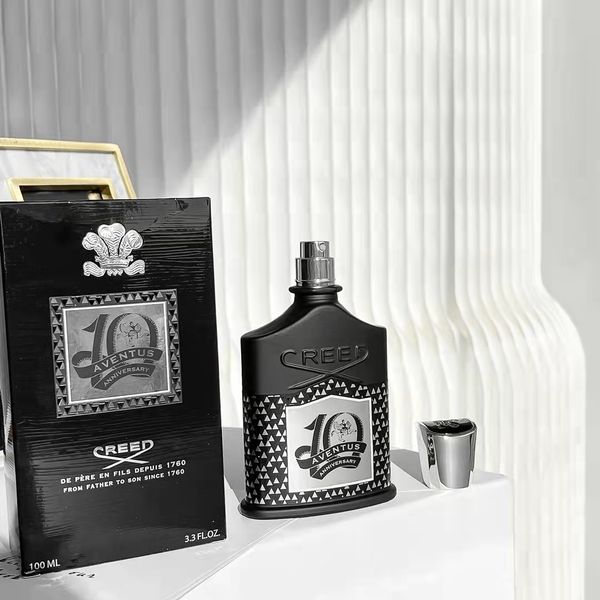 

creed aventus 10th anniversary 100ml perfume for men long lasting time good quality high fragrance capactity fast ship
