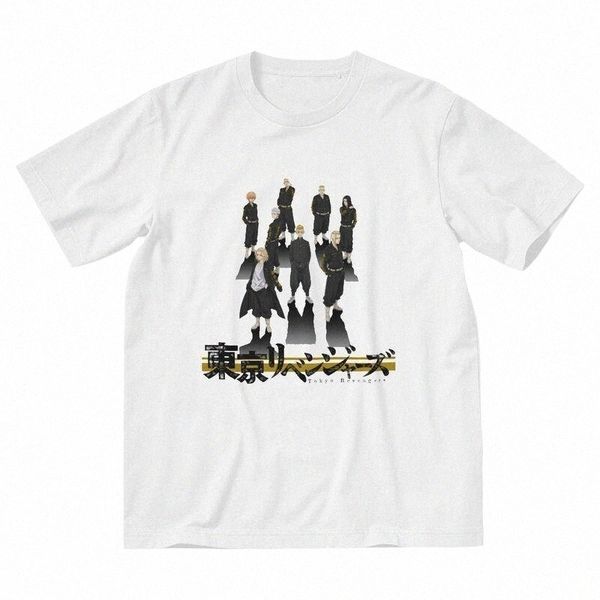 

men's t-shirts tokyo revengers men novelty t shirt short sleeve japanese anime manga tshirt 100% cotton tee clothing gift idea j7lk#, White;black