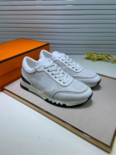 

2022 famous designer reflective men sneakers shoes sporty runner brand mesh leather sports technical men's outdoor trainers size38-44, Black