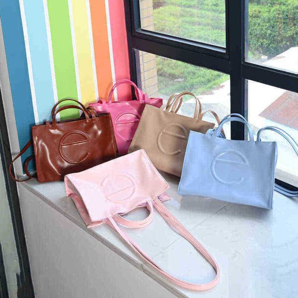 

tote designer telfare handbag women letter print luxury shoulder bags leather crossbody female shopping bucket lady purses zhouzhoubao123 n3