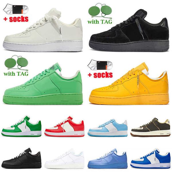 

2022 fashion women mens airforces 1 designer running shoes offs white black af1s travis scotts light green spark nail art printing brown