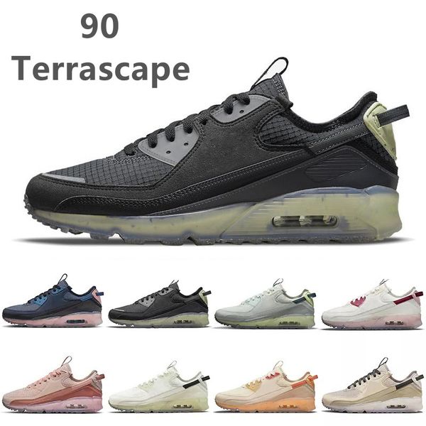 

terrascape men running shoes sneaker anthracite dark teal green pomegranate sail light bone green hues black white orange trainers sports sn