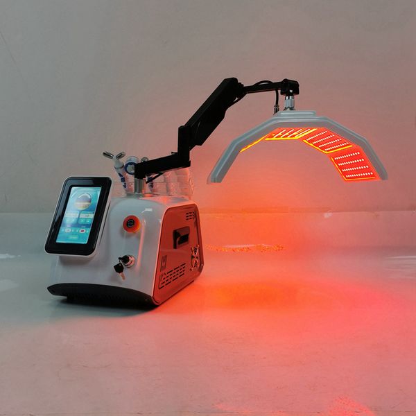 

professional pdt beauty machine 7 color led light therapy dermabrasion oxygen jet peeling bio cool rf ultrasound scrubber facial eye care sa