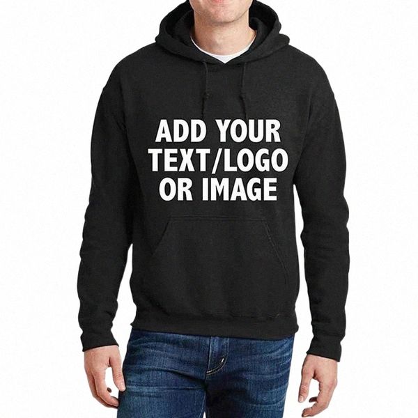 

men's hoodies & sweatshirts custom logo mens hoodie for men women spring autumn personalized cotton casual long sleeve sweatshirt f7rp#, Black