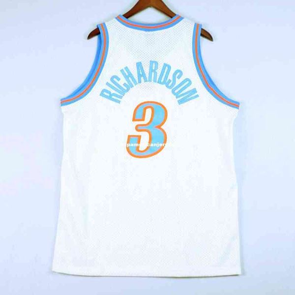 

100% stitched quentin richardson #1 jersey griffin mens vest size xs-6xl stitched basketball jerseys ncaa, Black