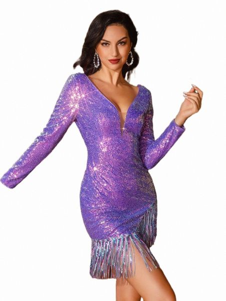 

double crazy asymmetrical hem sequin bodycon dress m9f4#, Black;gray