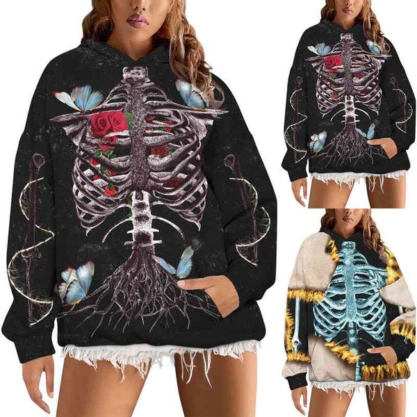 

man women pullover long sleeve round neck s printed sweatshirt fun lined sweaters for, Black