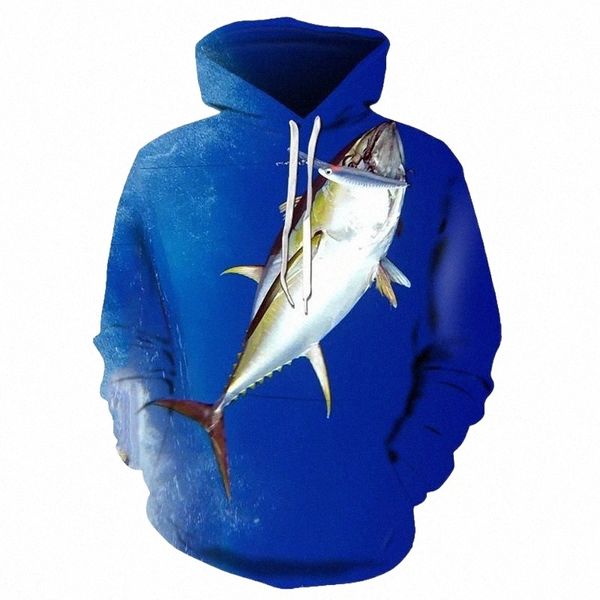 

men's hoodies & sweatshirts autumn and winter -selling 3d printing fishing clothes women's ultra-dalian hoodie long-sleeved warm h, Black
