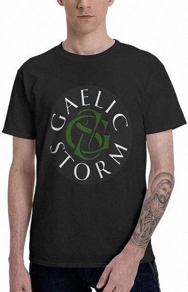 

men's t-shirts 2021 summer t-shirt fashion creativity gaelic storm printing casual high-quality oversized loose clothing e3v1#, White;black