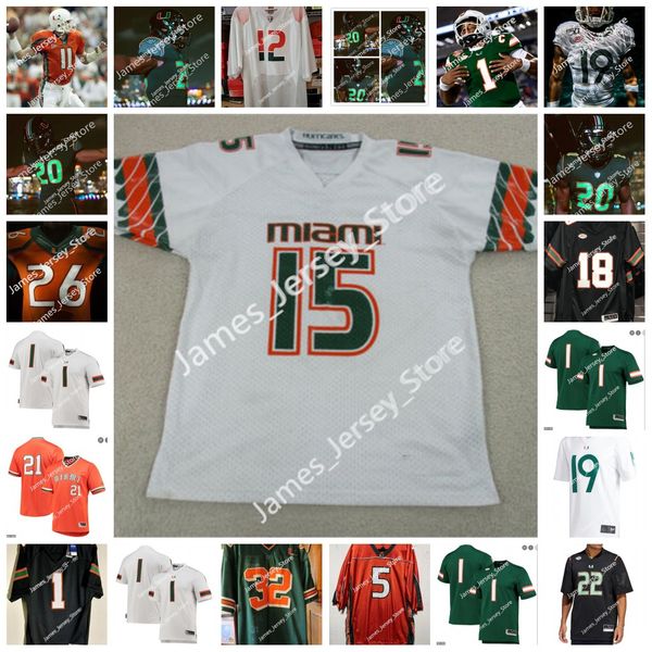 

miami hurricanes football jersey 81 kahlil brantley 97 allan haye jr. chris washington 16 malik curtis 11 corey flagg jr. darrell jackson ke, Black