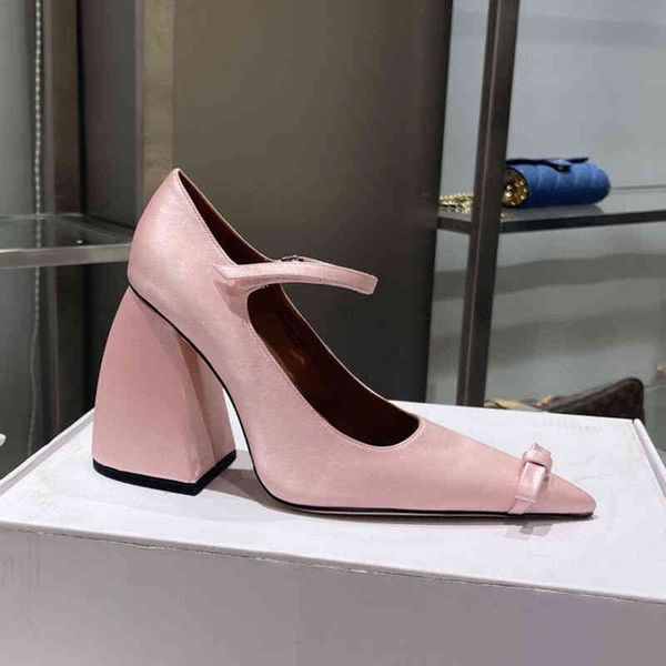 

spring dress shoes and summer new catwalk pointed toe woman high heeled shoes butterfly-knot heart thick pumps banquet, Black