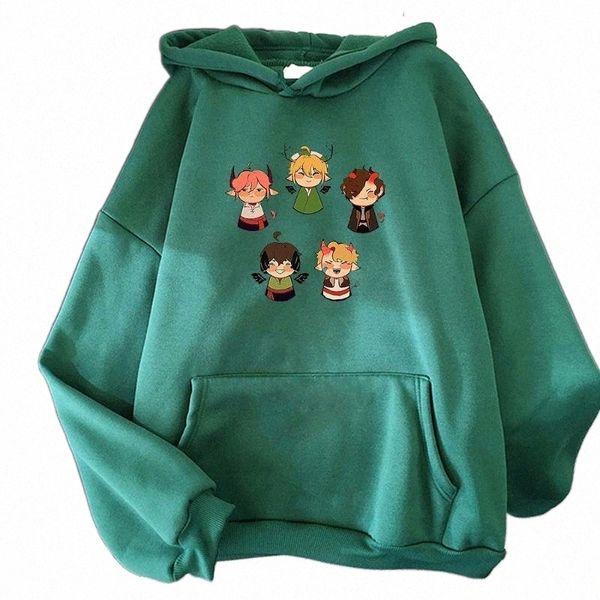 

men's hoodies & sweatshirts dream merch loose fleece hoodie cartoon smp vintage pullovers sweatshirt for teens winter men kawaii clothi, Black