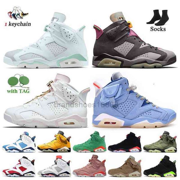 

fashion jumpman 6 6s basketball shoes womens mens sneakers blue bordeaux gold hoops s british khaki air, Black