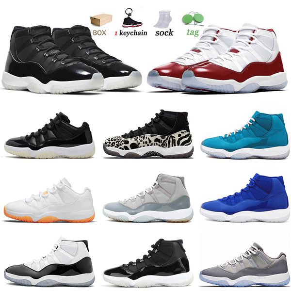 

2022 cherry cool grey 11s basketball shoes miami jumpman 11 dolphins bred pure violet animal instinct concord citrus women mens trainers spo