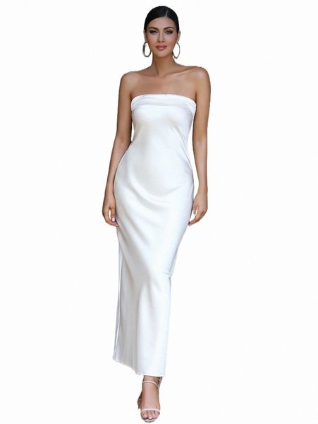 

love&lemonade solid satin tube dress q0m1#, Black;gray