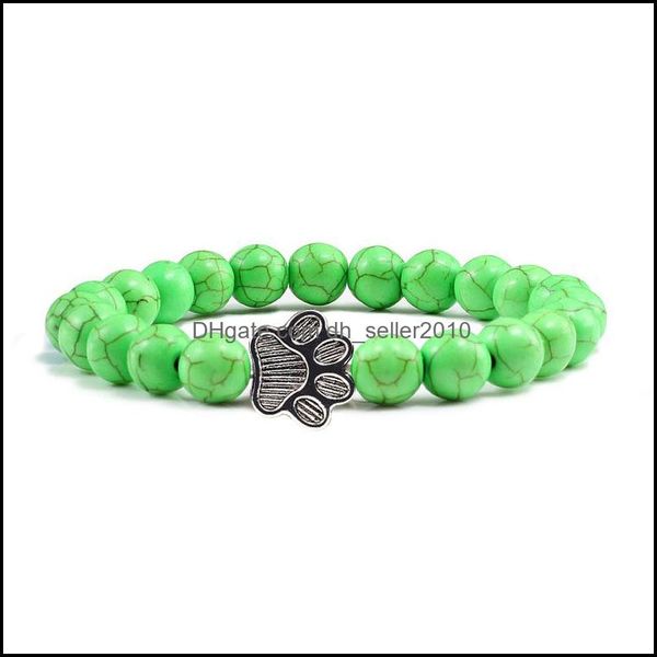 

beaded strands fashion handmade natural stone black beaded mens bracelet cute cat claw lucky jewelry birthday gift drop dhseller2010 dhppv