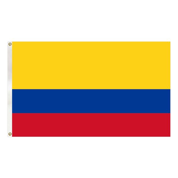 

colombia flag country national banner 90x150 cm polyester hanging banner for indoor outdoor decoration