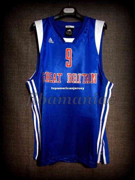 

fiba luol deng london great britain genuine basketball jersey mens vest size xs-6xl stitched basketball jerseys ncaa, Black