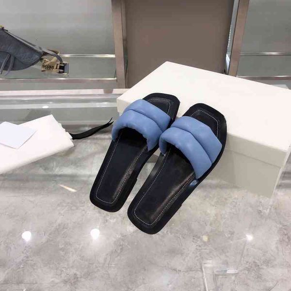 

women's leather slippers summer slippers shallow bottom outdoor shoes open end, Black