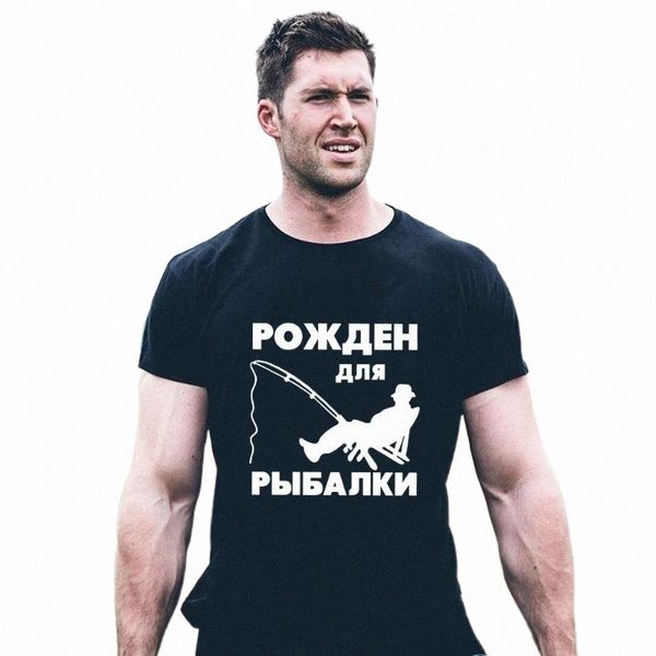 

men's t-shirts russian letter for fishing print man's summer t-shirt graphic short sleeve men tees male funny streetwear outdoor c, White;black