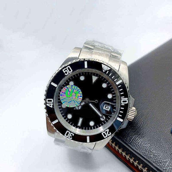 

huiya06 men's watch 41mm movement master automatic mechanical watches sapphire glass classic folding strap super luminous waterproof wr, Slivery;brown