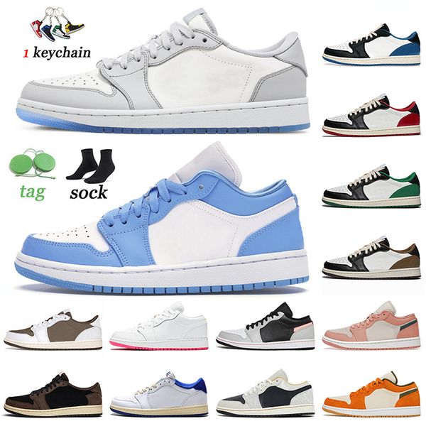 

jumpman 1s low mens women basketball shoes unc reverse mocha edge glow cactus jack white blue beaded ceramic fragment black toe outdoor spor