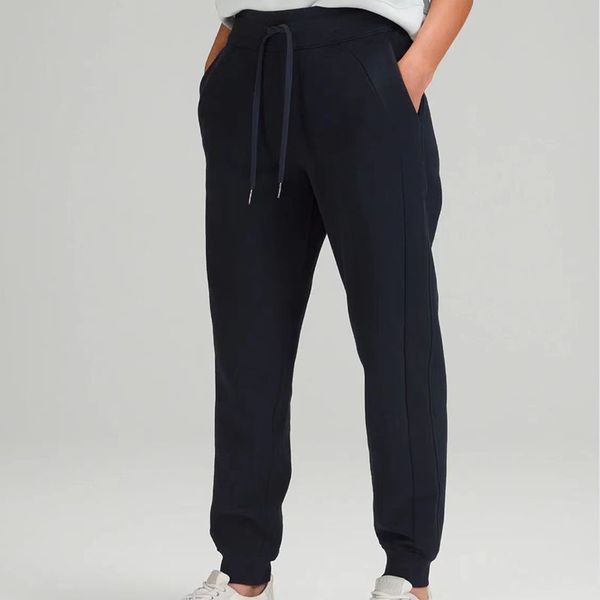 

l-84 high wait drawtring running sport jogger women quick dry athletic gym fie sweatpant with two side pocket exercie lulus yoga fashion 202