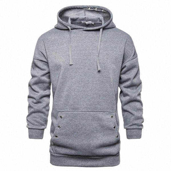 

men's hoodies & sweatshirts fashion solid color tracksuits pullover couples hooded men coat streetwear grey 274i#, Black