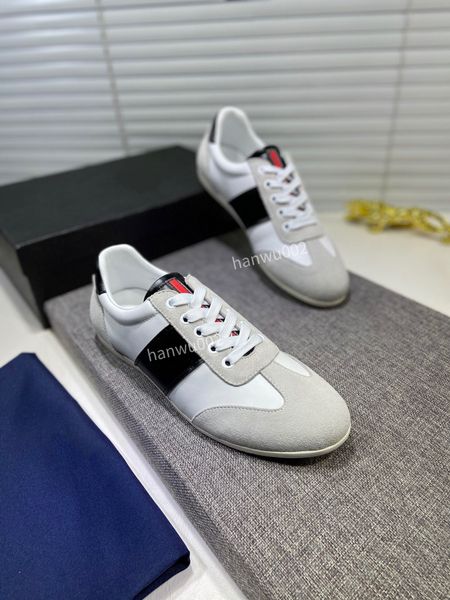 

designer casual shoes men sneakers leather lace-up platform sports rubber shoes running skateboard training size38-44, Black