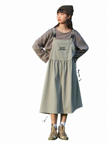 

dazy letter graphic pinafore dress without tee b3fr#, Black;gray