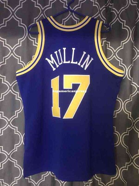 

sewn #17 chris mullin soul jersey mens vest size xs-6xl stitched basketball jerseys ncaa, Black