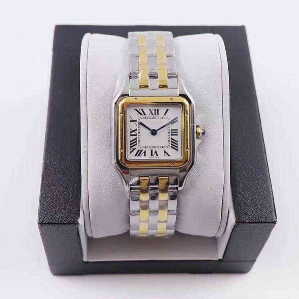 

huiya06 dropshipping women watches 22x22 mm and 27x 27mm small dial gold/silver stainless steel quartz lady watch with diamond elegant wrist, Slivery;brown