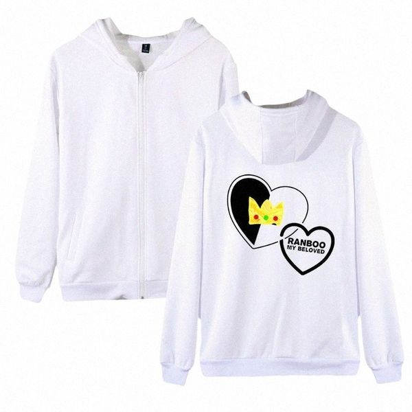 

men's hoodies & sweatshirts wawni ranboo zipper hoodie fashion long-sleeved unique hip hop hooded sweatshirt coat retro casual printed, Black