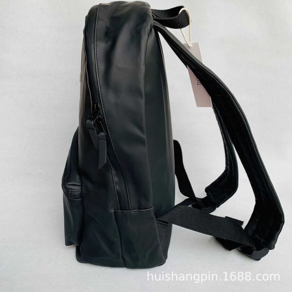 

new solid color essentials bag 19ss fog backpack leather handbag travel couple