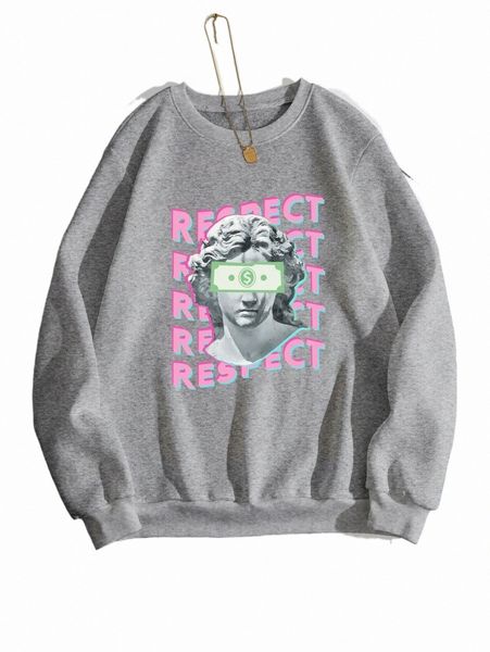 

letter & sculpture print thermal lined pullover d6yv#, Black