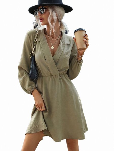 

solid bishop sleeve a-line dress q0wi#, Black;gray