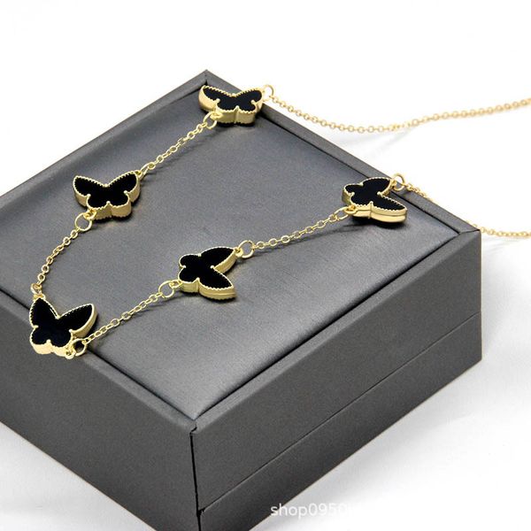 

new fashion clover pendant necklace flower tassel necklaces for women gift, Silver